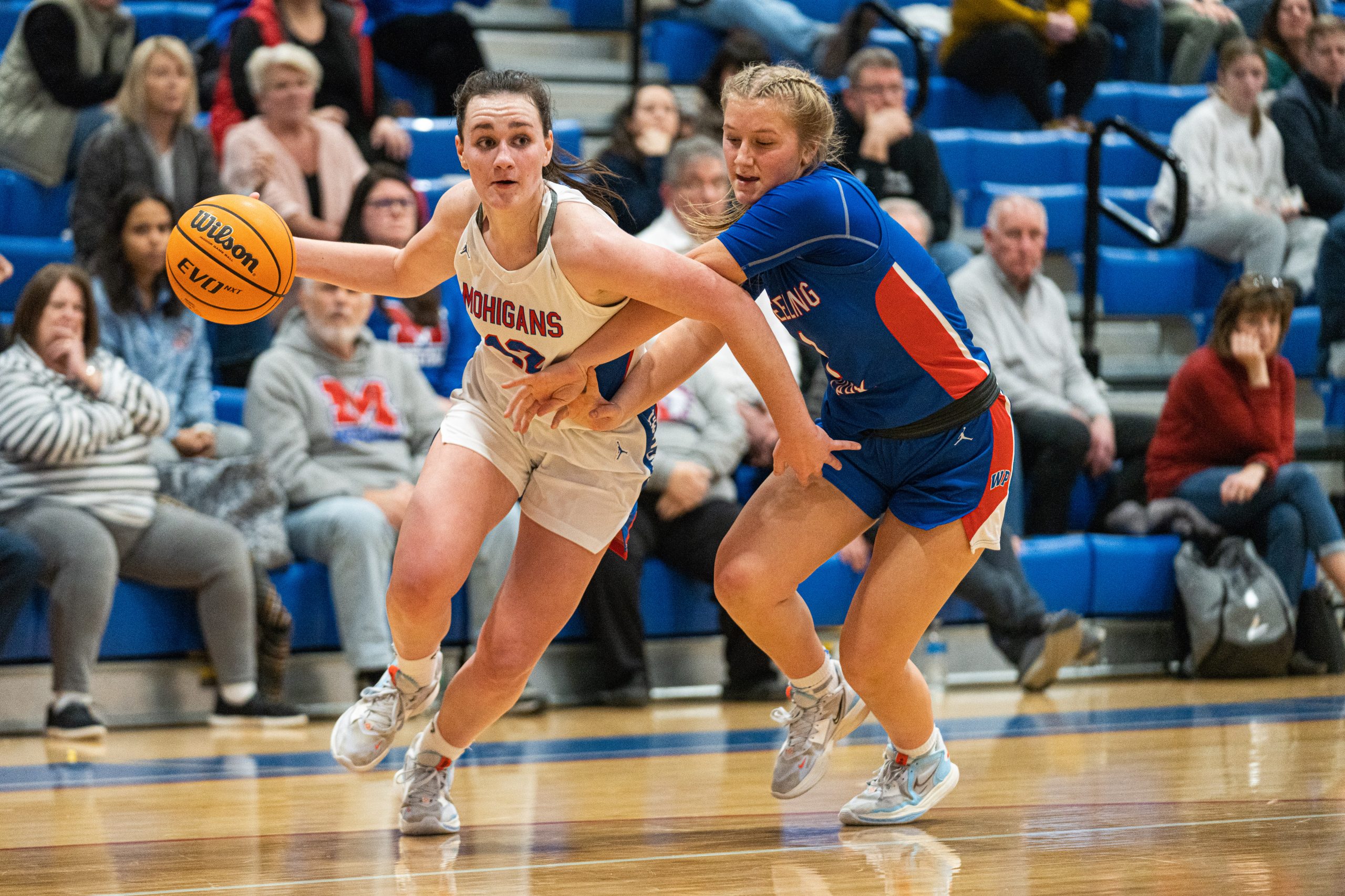 Top-ranked Patriots outpace Mohigans in 59-48 win